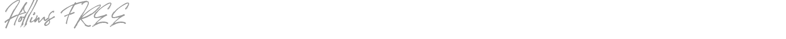 Hollims font preview